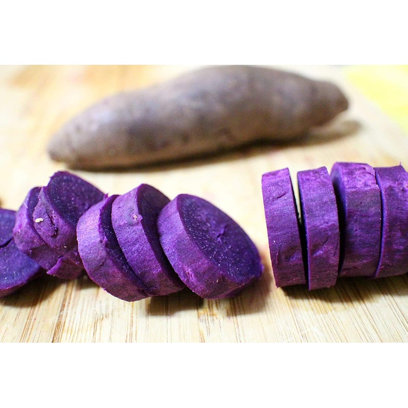 KEJORA 2 lbs Japanese Purple Sweet Potato – Fresh, Nutritious, Fast Shipping via FedEx 2nd Day Air