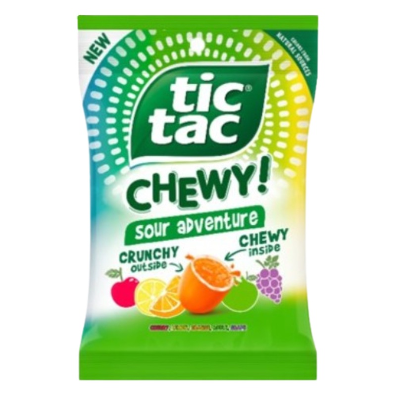 Tic Tac Chewy Sour Fruit Adventure 2.8 oz. Bag