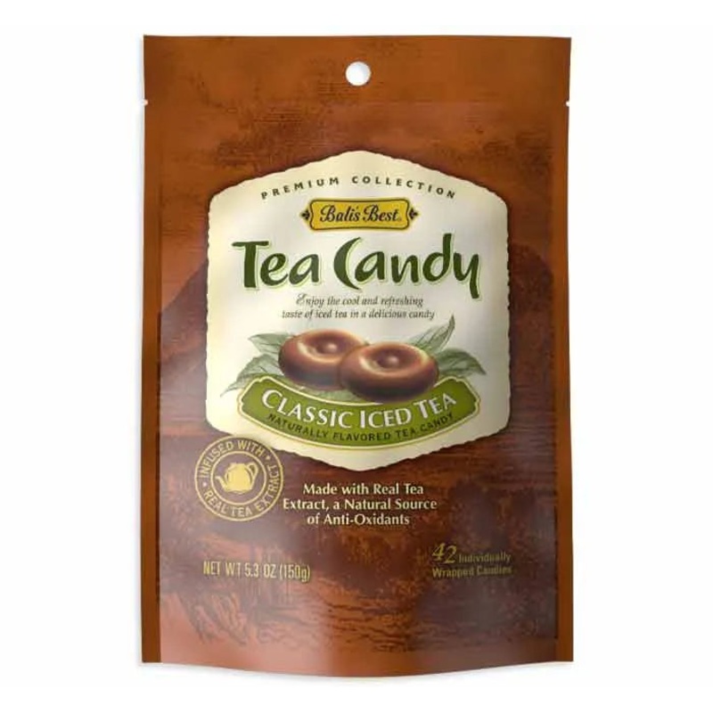 Bali’s Best Classic Iced Tea Hard Candy Peg Bags: 12-Piece Case