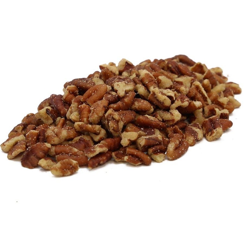 C.J. Dannemiller Pecan Pieces, Bulk 25 Lb Box, Roasted & Salted, Chopped Pecans For Snacking, Mixed Nuts, Trail Mix