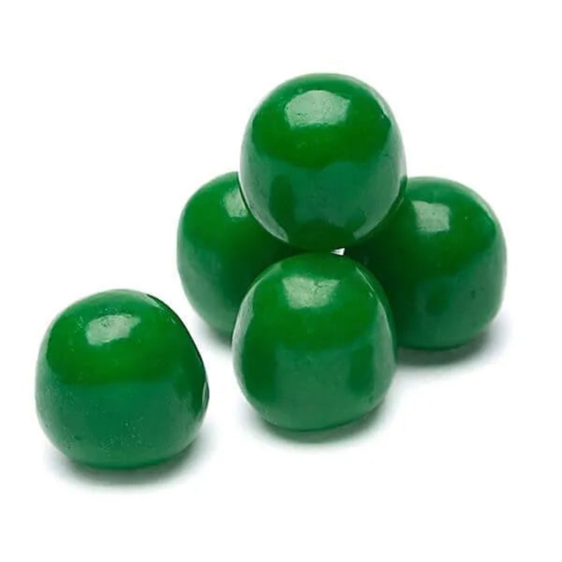 Chewy Sour Balls – Green Apple: 5LB Bag