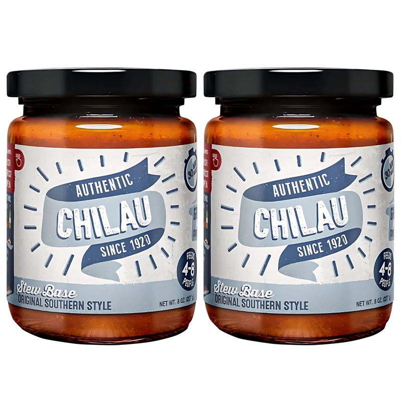 Chilau Stew Base – Original Southern Style (2 Pack, 8Oz) Authentic Cuban Flavor For Crab Enchilau And More | Sauce For Chicken,