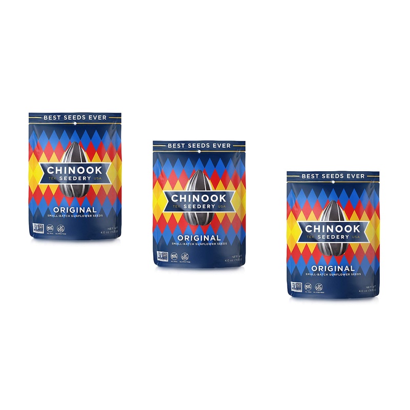Chinook Seedery Sunflower Seeds Original – 3 Pack