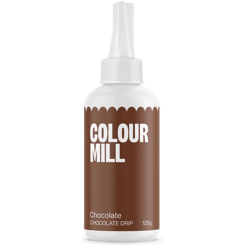 Colour Mill Chocolate Drip Easy-Melt Drizzle For Desserts, 125 Grams Chocolate
