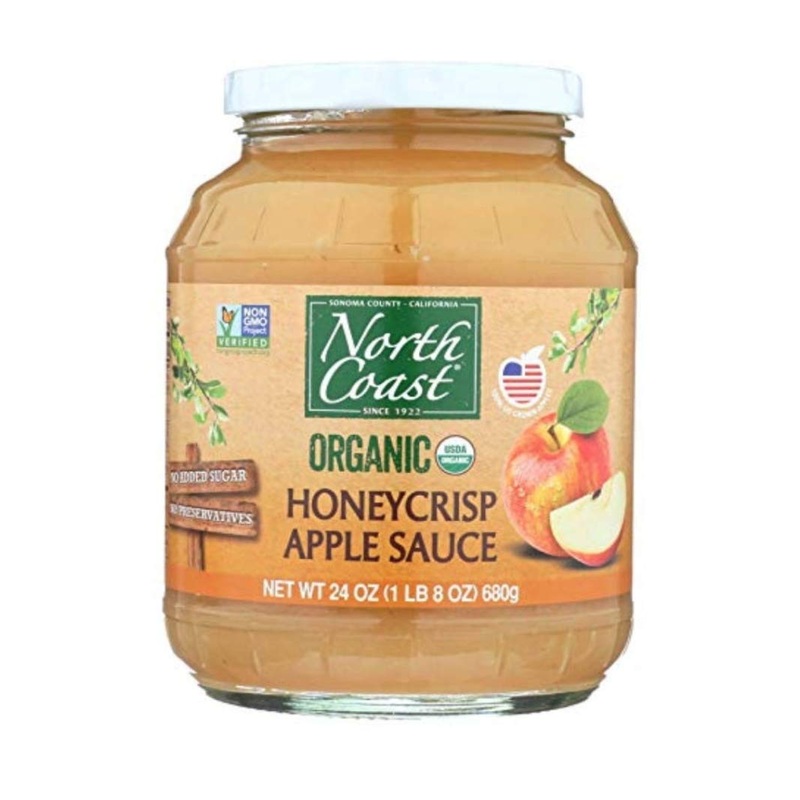 North Coast Organic Honeycrisp Apple Sauce, 24 Ounce (Pack Of 6)