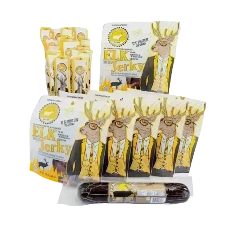 Pearson Ranch Jerky The Trail Boss – Elk Variety Pack