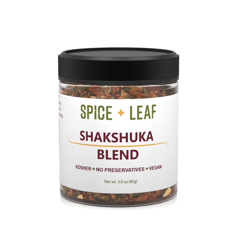 Premium Shakshuka Blend By Spice + Leaf, 3 Oz – Kosher, Vegan, Preservative Free Spice. Vegetarian, Dairy Free And Salt Free