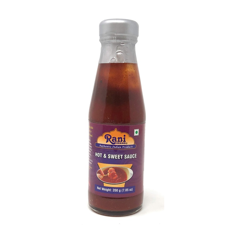 Rani Hot & Sweet Sauce 7Oz (200G) Glass Jar, Vegan, Perfect For Dipping, Savory Dishes & French Fries! ~ Gluten Free | Non-Gmo |