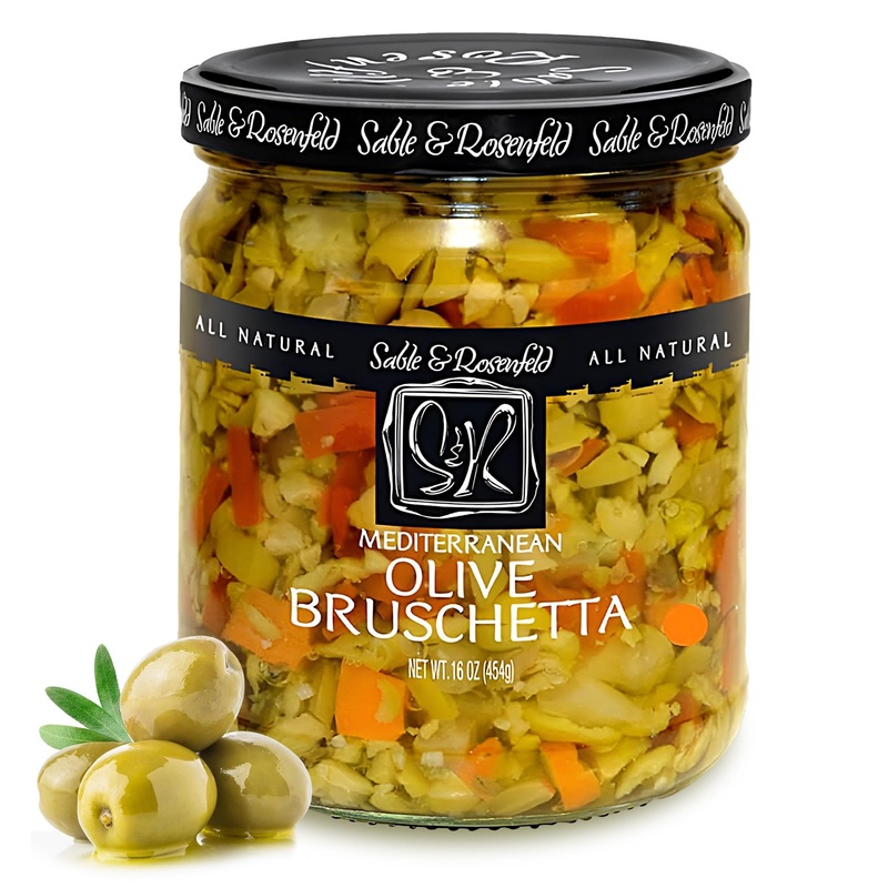 Sable And Rosenfeld Mediterranean Olive Bruschetta, 16 Ounce By Sable And Rosenfeld (Sjzc9)