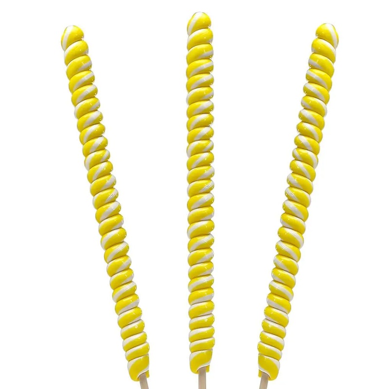 Tesla’s Tremendously Tall 3-Ounce Twist Pops – Banana: 12-Piece Box