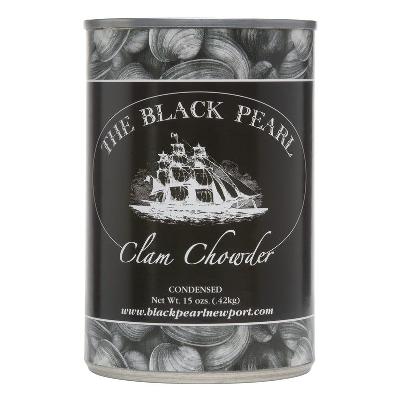 The Black Pearl Clam Chowder, New England Style, Condensed Soup, 15 Ounce (Pack of 6) – Famous Flavor, Perfect for Quick Meals