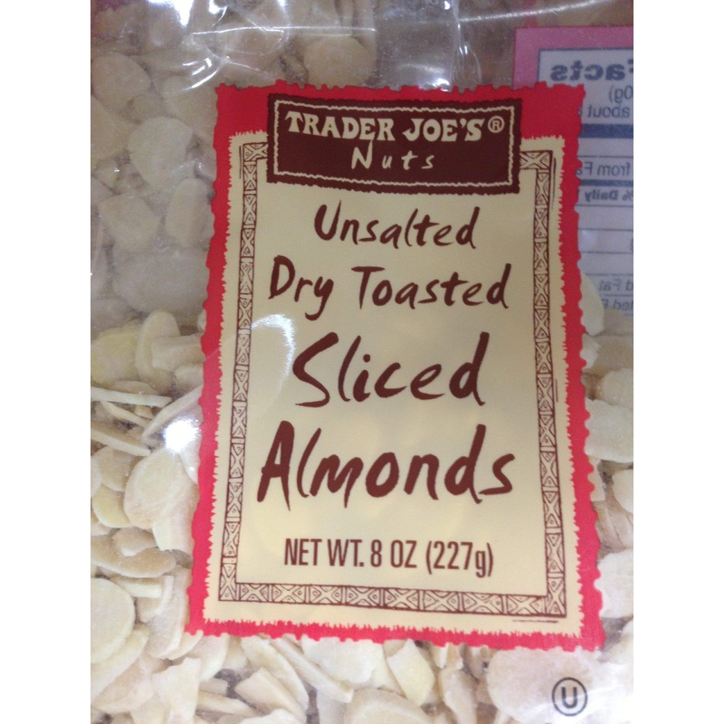 Trader Joe’S Unsalted, Dry Toasted Sliced Almonds (Pack Of 2)
