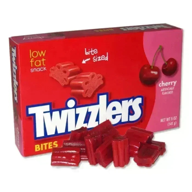 Twizzlers Licorice Cherry Bites Theater Box: 12-Piece Display