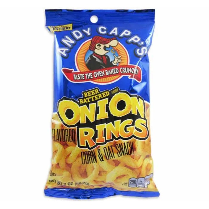 Andy Capp’s Beer Battered Onion Rings: 12-Piece Case