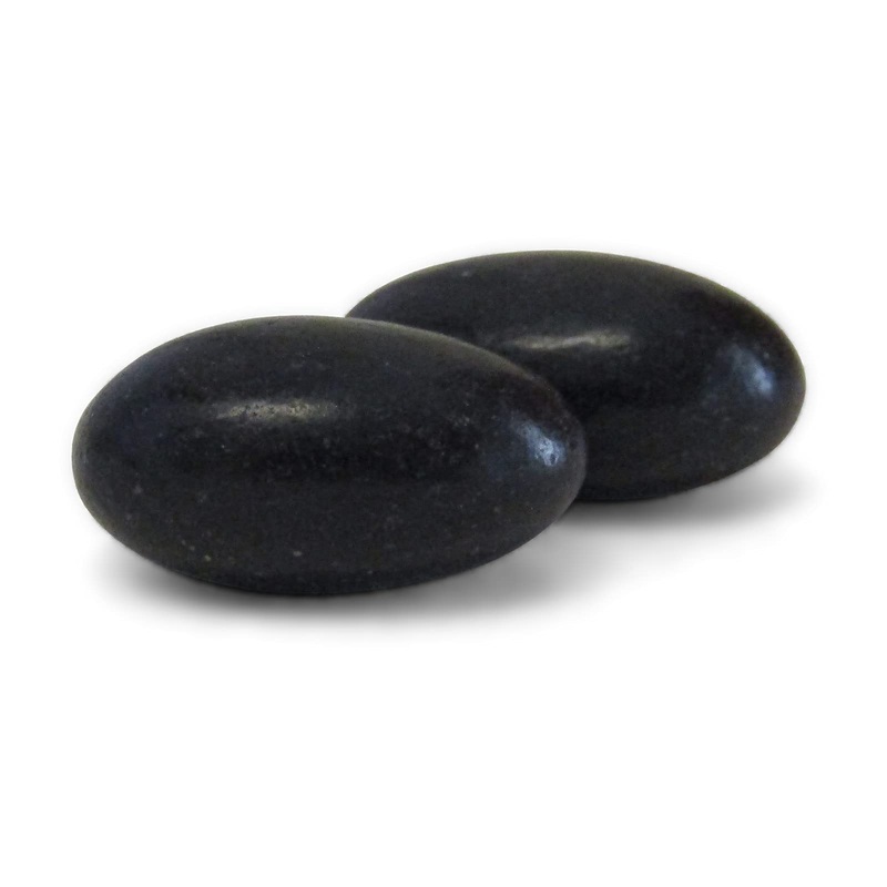Black Jordan Almonds By Its Delish, 1 Lb Bulk | Sugared Almond Nut With Sweet Hard Candy Coating – Bulk Wedding Favors, Bridal A