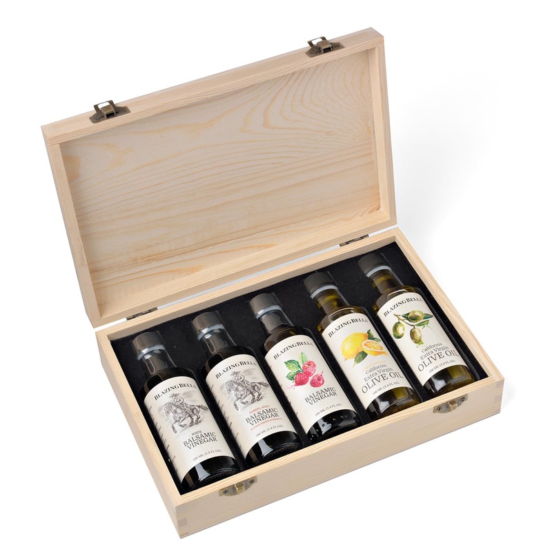 Blazing Bella Balsamic And Olive Oil Gift Set (Salad Lover’S Gift Set)
