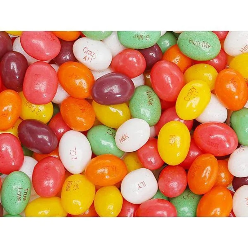 Brach’s Conversation Heart Jelly Beans Candy: 14-Ounce Bag
