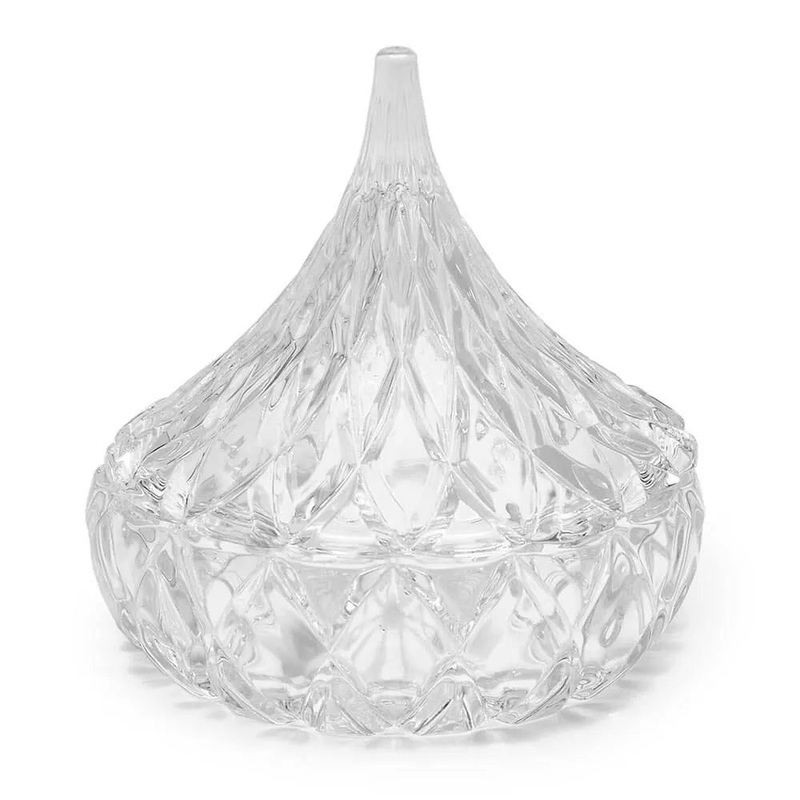 Hershey’s Kiss Clear Crystal Candy Dish