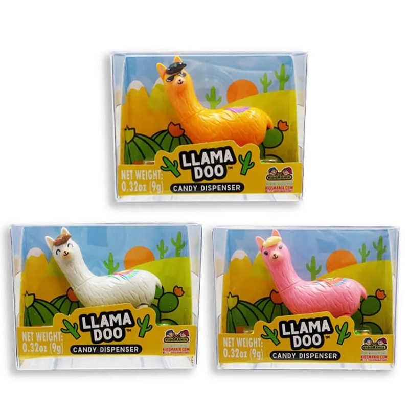 Llama Doo Mini Candy Dispenser: 12-Piece Box