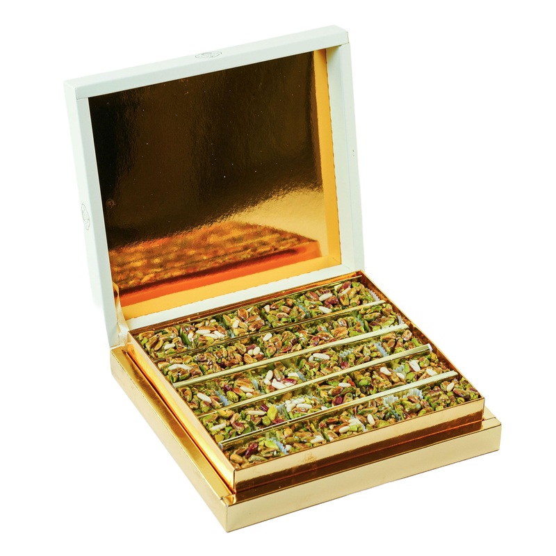 Zaitoune Tamriyah With Nuts Selection – 1.1 Lb | Assorted Luxury Date Cookies With Pistachios, Pine Nuts, & Cashews | Authentic
