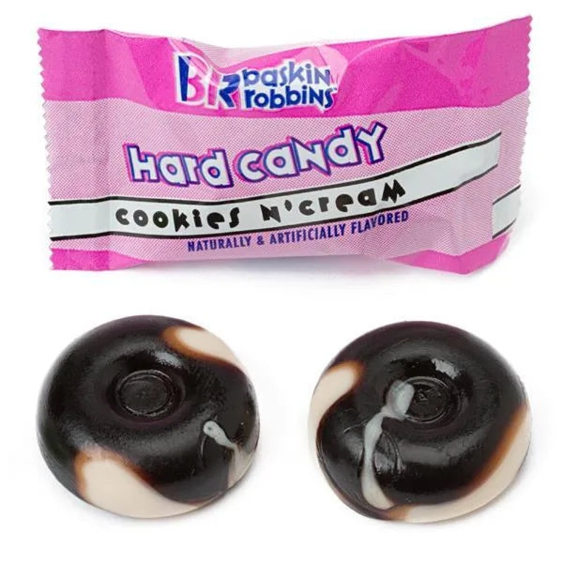 Baskin Robbins Ice Cream Hard Candy – Cookies ‘n Cream: 240-Piece Case