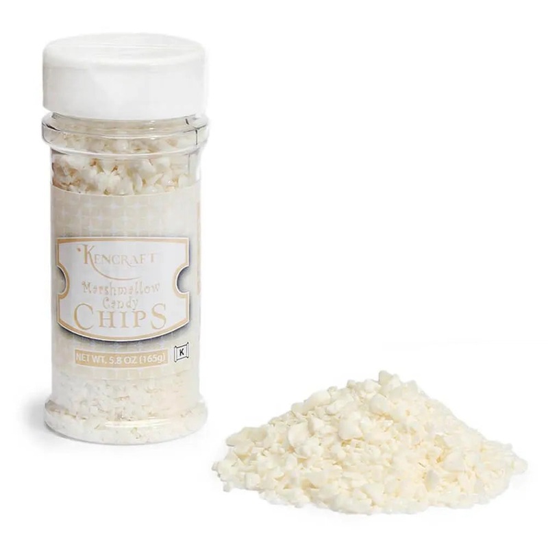 Crushed Candy Chips – White Marshmallow: 5.8-Ounce Shaker