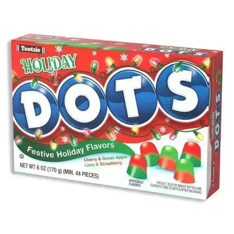 Dots Candy Christmas 6-Ounce Packs: 12-Piece Box