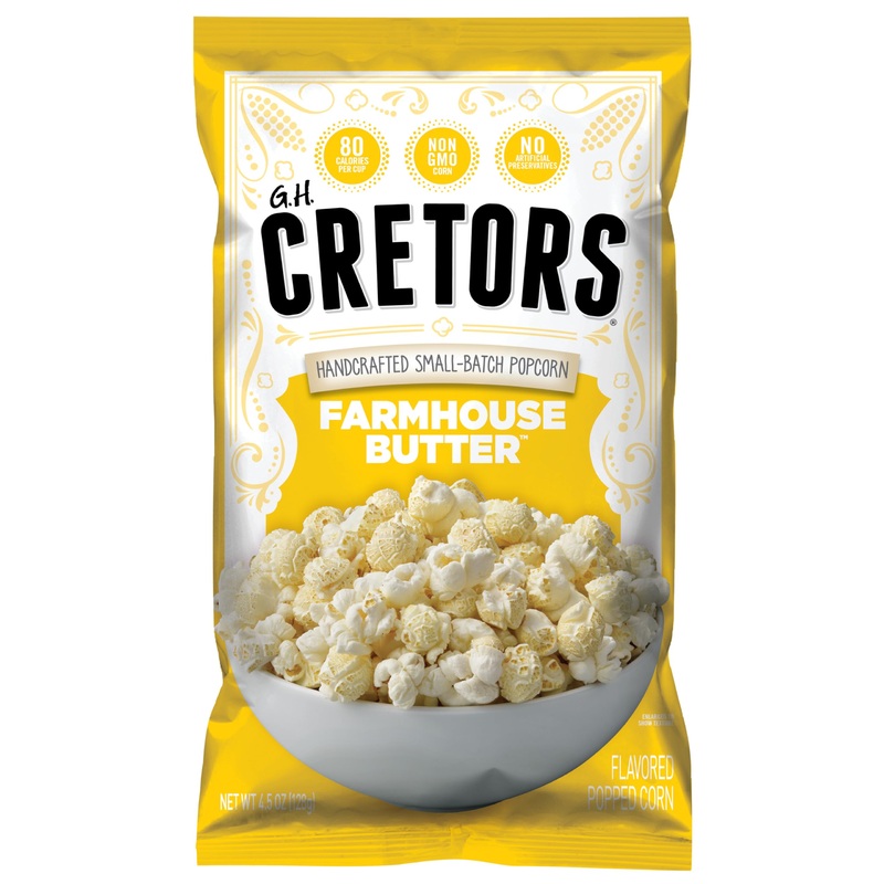 G.H. Cretors, Farmhouse Butter Flavor Popcorn (6 Packs – 4.5 Oz Each)