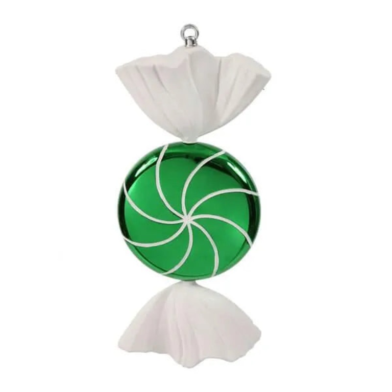 Green Swirl Candy Ornament – 18.5 Inch