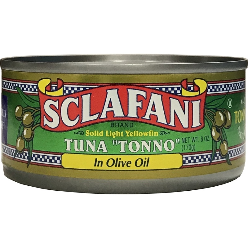 Gus Sclafani Fine Italian Imports Tuna ”Tonno” Solid Light Yellowfin In Olive Oil 6 Oz Nt Wt (12 Pack)