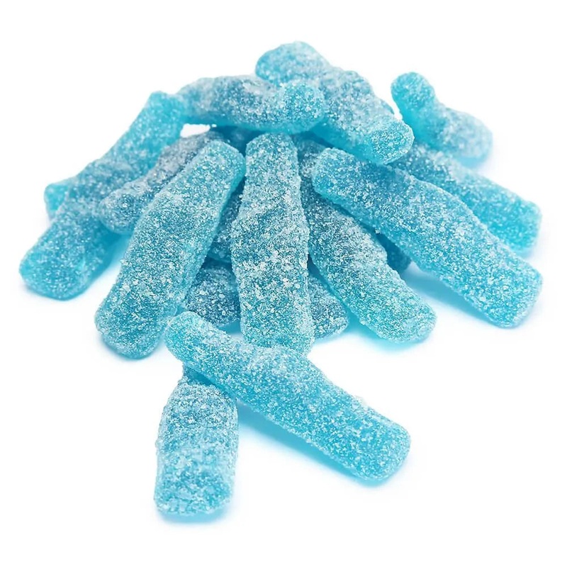 Gustaf’s Blue Sour Gummy Cola Bottles: 3KG Bag