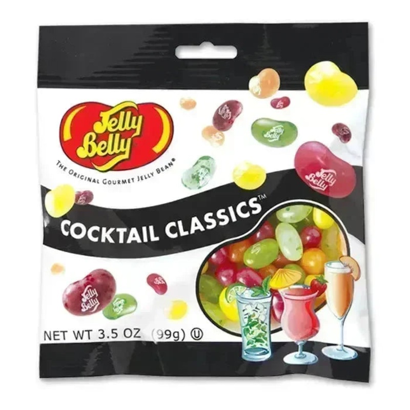 Jelly Belly Cocktail Classic Mix Peg Bags: 12-Piece Case