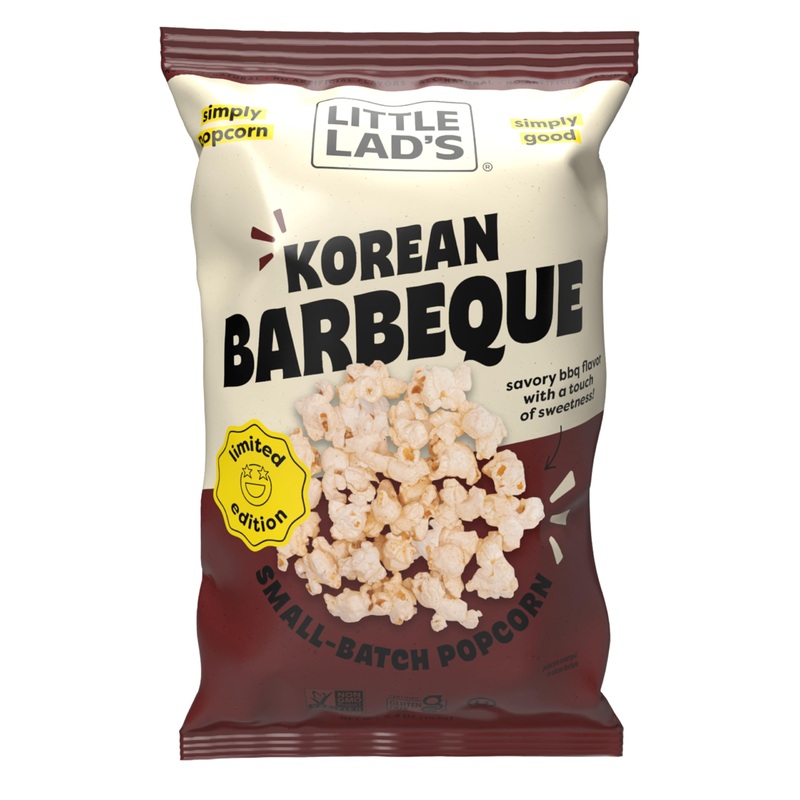 Little Lads Healthy Popcorn – Vegan, Gluten-Free, Non-Gmo Popcorn With Korean Barbecue Flavor -5.4 Oz (Pack Of 3) (5.4 Ounce (Pa