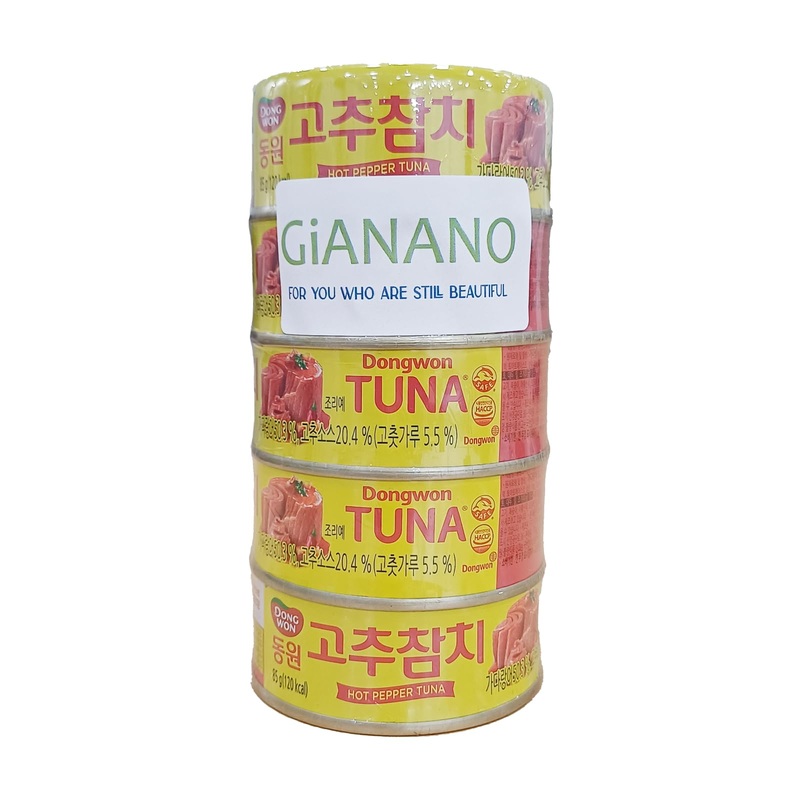 Made In Korea Deliciously Spicy, Chili, Hot Sauce Tuna-Can For Dongwon Red Pepper Tuna-Can 85G X 5 Can