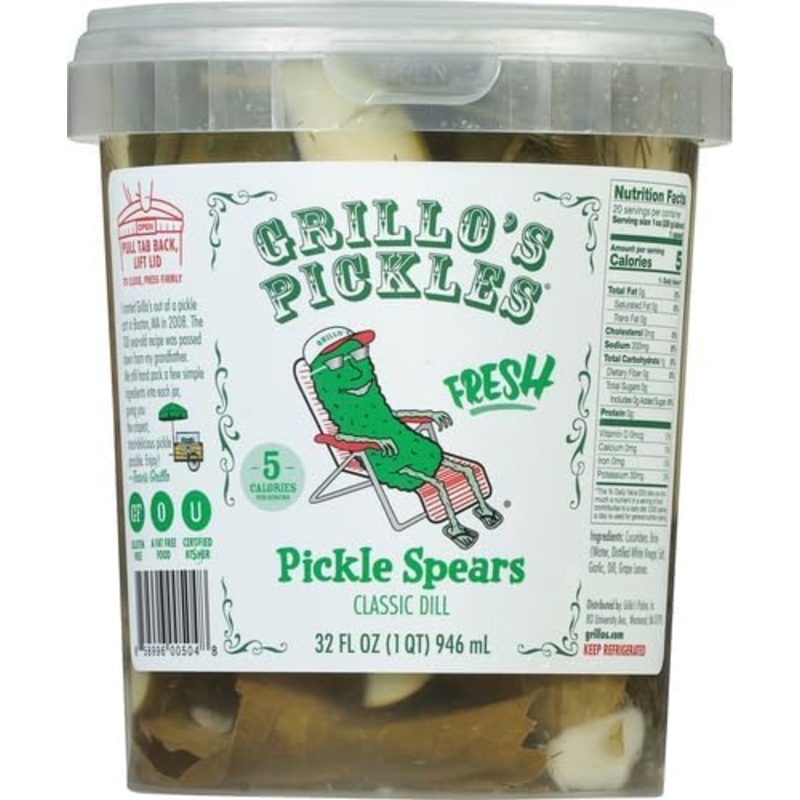 Pickles Classic Dill Pickle Spears, 32 Fl Oz (32 Oz, 4, Count)