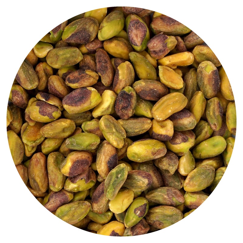 Pistachio Meats Roasted With Sea Salt, 2 Pound Bag, No Shell Pistachio Nuts 32 Ounce Bulk Bag