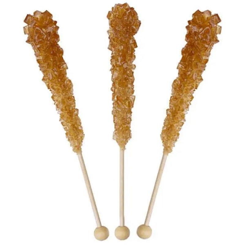 Rock Candy Crystal Sticks – Brown: 120-Piece Case