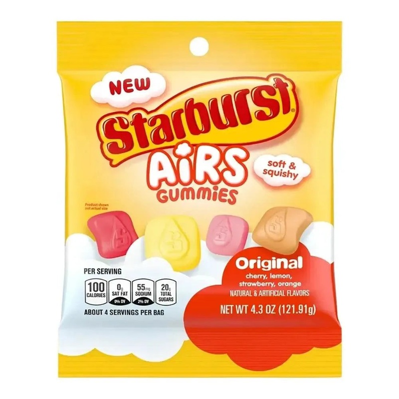 Starburst Airs Gummies Candy – Original: 10.6-Ounce Bag