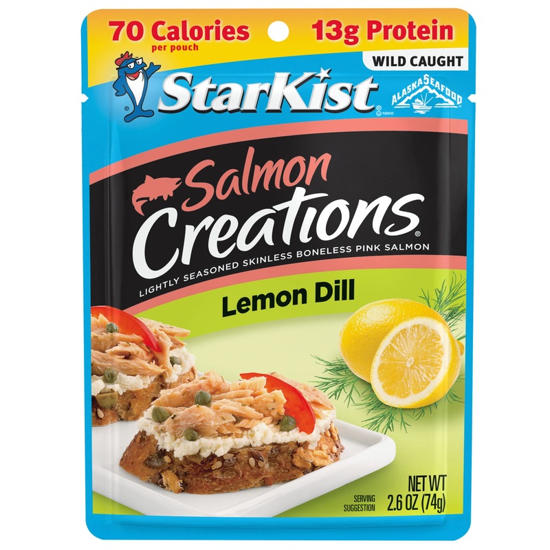 Starkist Salmon Creations, Lemon Dill, 2.6 Oz Pouch