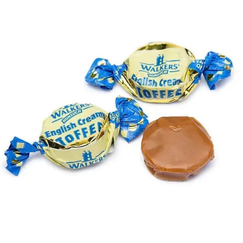 Walker’s Nonsuch English Creamy Toffees Candy: 20-Piece Bag