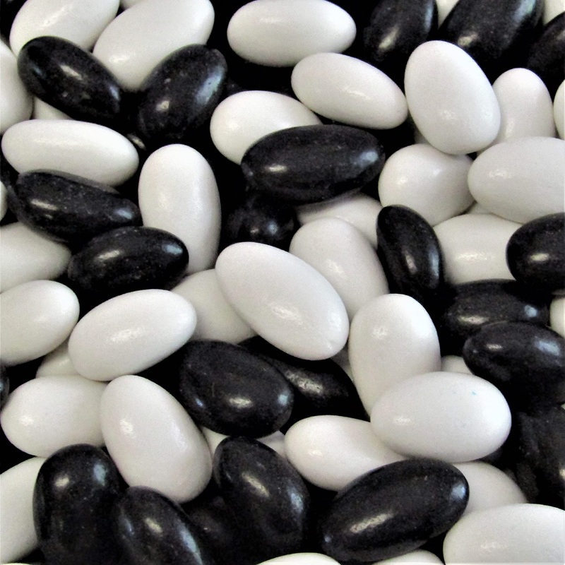 Black Tie Tuxedo Black & White Jordan Almonds By Its Delish, 10 Lbs Bulk | Usa Made, Vegan & Kosher- Perfect For Birthday Party,