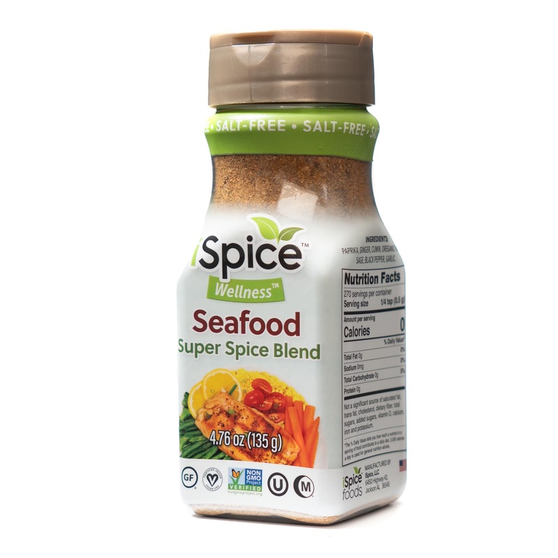 Ispice – Salt-Free | Sugar Free | 100% Fat Free Pure Wellness Seafood Super Spice Blend | All Natural | Ready To Use As Is | No