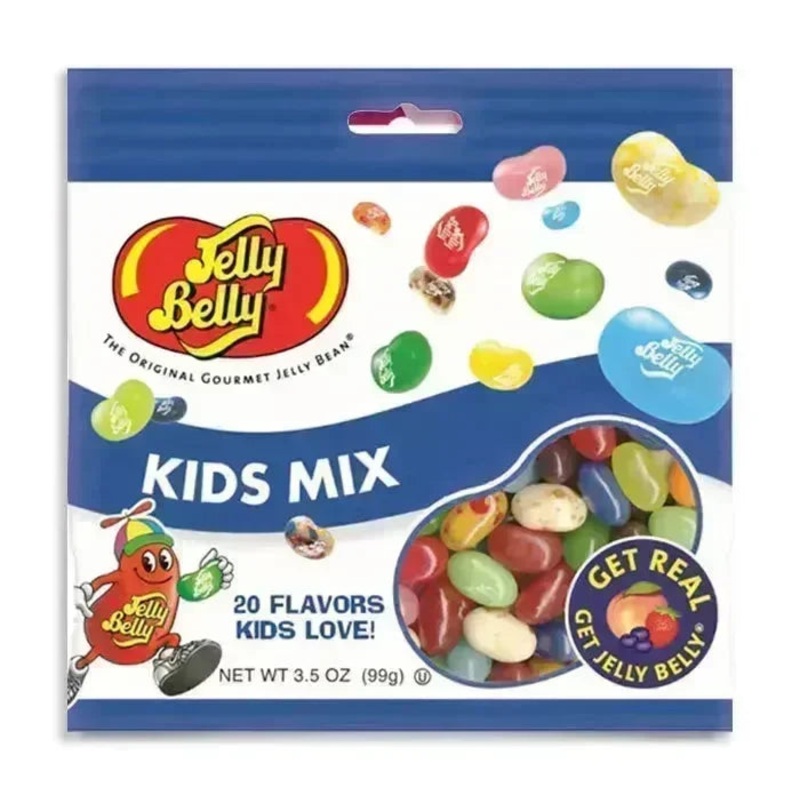 Jelly Belly Kids Mix Peg Bags: 12-Piece Case