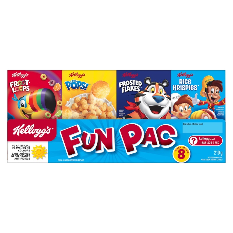 Kellogg’S Fun Pak 210 Gram {Imported From Canada}
