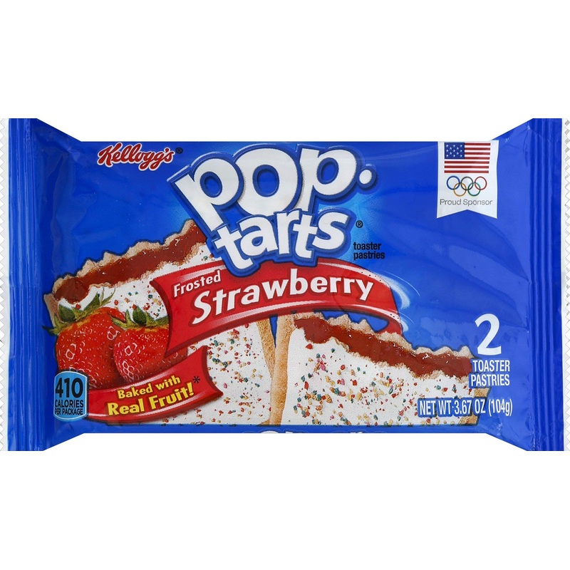 Kellogg’S Pop Tart, Strawberry, 2-Ct