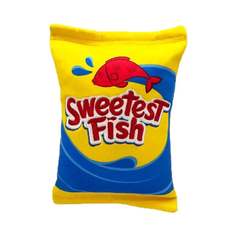 Lulubelle’s Power Plush Sweetest Fish Dog Toy: Small