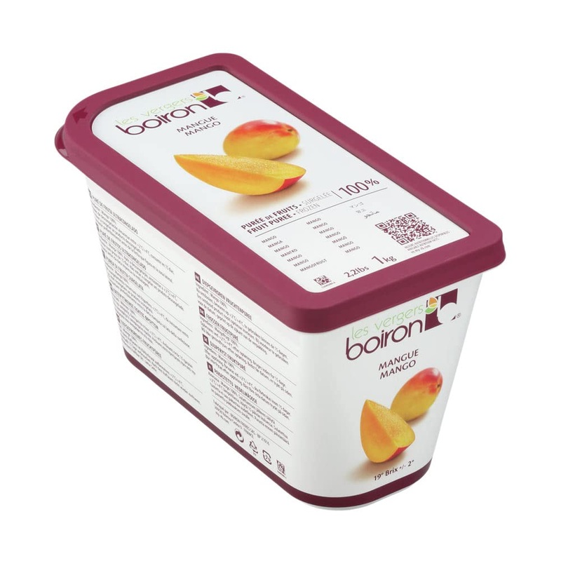 Mango Fruit Puree No Sugar Added – 2.2 Lb / 1 Kg – Guaranteed Overnight
