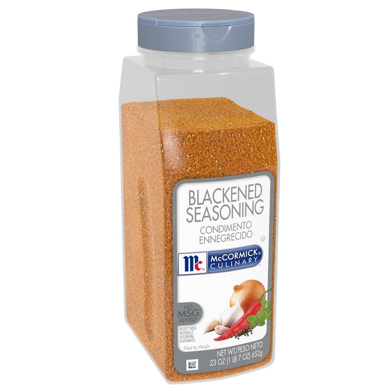 Mccormick Culinary Seasoning, Blackened, Non Gmo, No Msg Added, For Quality Blackened Flavor In Culinary & Professional Kitchens