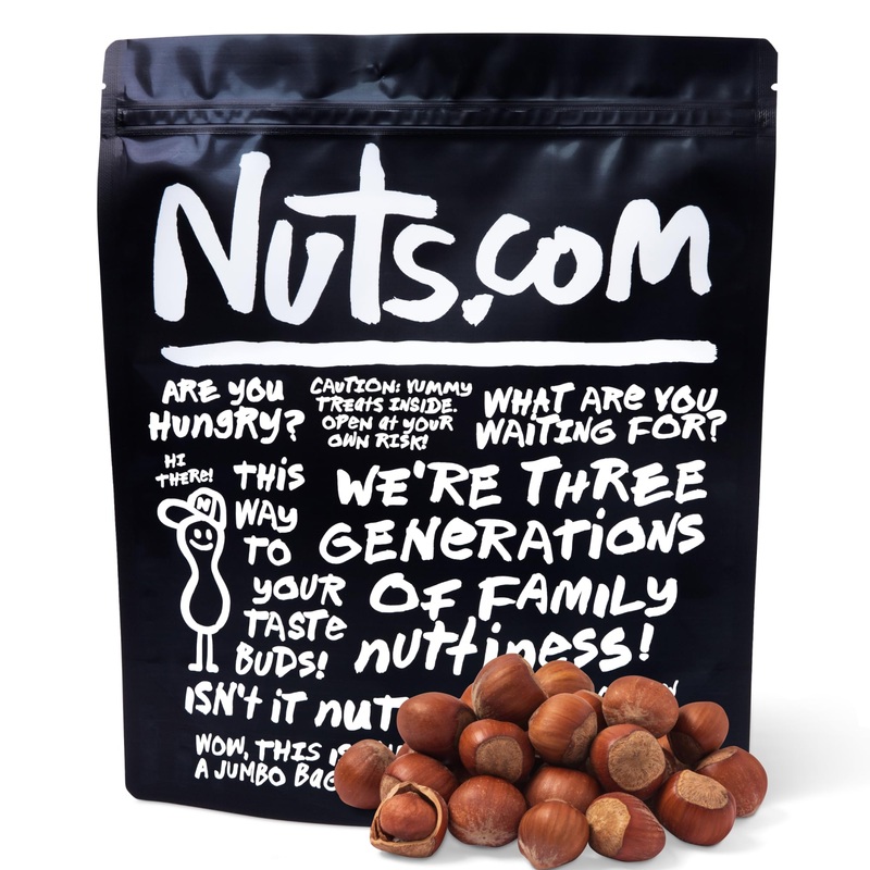 Nuts.Com Oregon Hazelnuts In Shell, Filberts 3 Lb Bag – Whole Raw Jumbo Hazelnuts – Gourmet, Freshly Harvested, Non-Gmo, For Coo