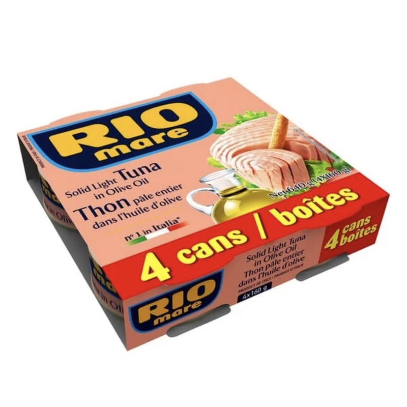 Rio Mare Tuna In Olive Oil 160G – Pack Of 4